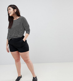 Черные шорты чиносы ASOS DESIGN Curve-Черный