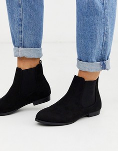 Черные ботинки челси New Look-Черный
