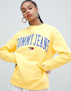 Свитшот с логотипом Tommy Jeans-Желтый