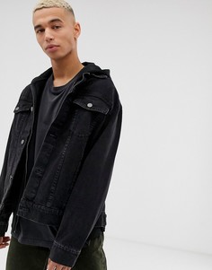 Джинсовая куртка в стиле девяностых Cheap Monday-Черный