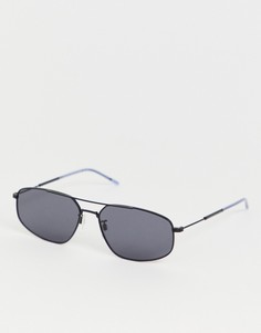 Черные солнцезащитные очки в квадратной оправе Tommy Hilfiger-Черный