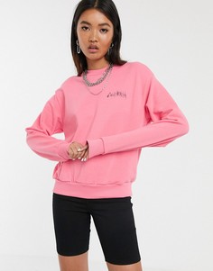 Свитшот с логотипом Cheap Monday - Get-Розовый