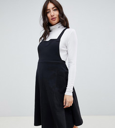 Сарафан мини с квадратным вырезом ASOS DESIGN Maternity-Черный