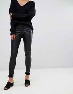 Облегающие джинсы с покрытием Vero Moda-Черный