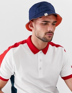 Темно-синяя панама с контрастной подкладкой Jack & Jones-Темно-синий