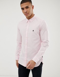 Оксфордская рубашка с длинными рукавами French Connection-Розовый