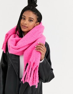 Неоново-розовый пушистый шарф SVNX 7X