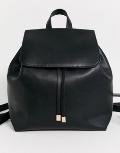 Черный рюкзак с откидным верхом Truffle Collection