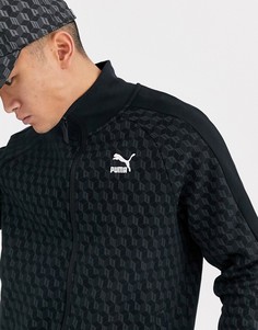 Черная спортивная куртка с логотипом Puma-Черный
