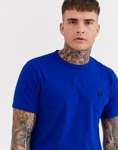 Синяя футболка Fred Perry-Синий