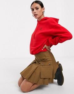 Худи с логотипом в виде черепа Cheap Monday Form-Красный