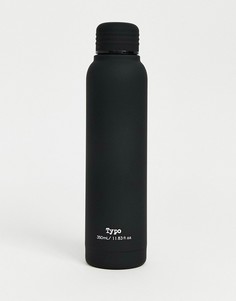 Бутылка для воды Typo 350 мл-Черный