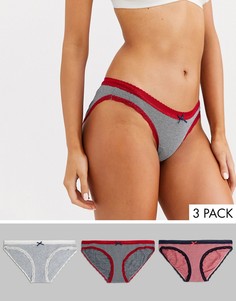 Набор из 3 трусов Pepe Jeans - Gigi-Мульти