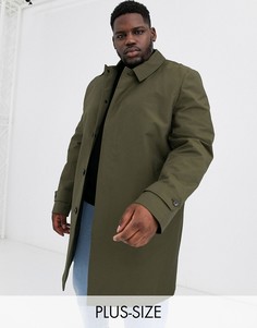 Макинтош хаки River Island Big & Tall-Зеленый