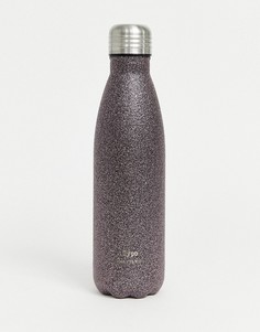 Бутылка для воды с блестками Typo 500 мл-Фиолетовый