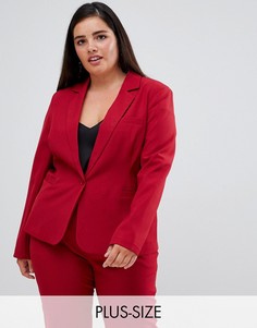 Приталенный блейзер на одной пуговице Unique 21 Hero-Фиолетовый