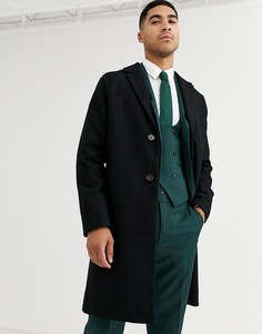 Пальто-кокон с добавлением шерсти Harry Brown-Черный