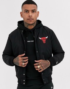 Черная куртка New Era NBA Chicago Bulls-Черный