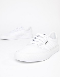 Белые кроссовки adidas Skateboarding 3MC Vulc-Белый