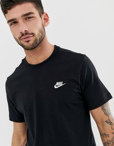 Черная футболка Nike Club Futura-Черный цвет