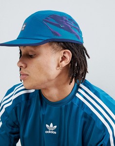 Синяя 5-панельная кепка Adidas Skateboarding Retro DH2583-Синий