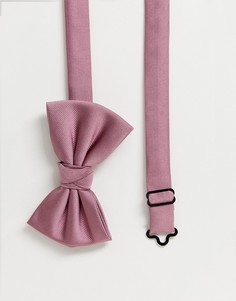 Пыльно-розовый галстук-бабочка Burton Menswear