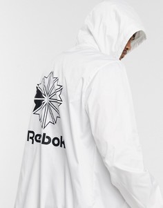 Ветровка с логотипом Reebok classics-Белый