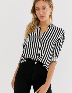 Рубашка в полоску Monki-Мульти