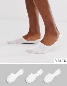 Комплект из 3 пар белых носков Selected Homme-Белый