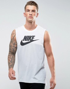 Белая майка с логотипом Nike Futura 847509-100-Белый