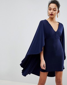 Облегающее платье мини Club L-Темно-синий