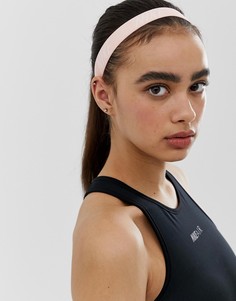 Розовая повязка на голову с логотипом Nike-Розовый