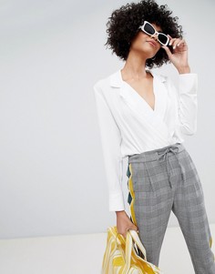 Боди с запахом Vero Moda-Белый