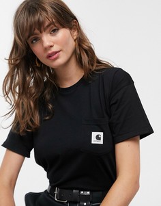 Черная футболка с карманом Carhartt WIP-Черный