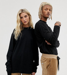 Черный лонгслив COLLUSION Unisex