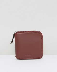 Кожаный кошелек на молнии Dr Martens-Красный