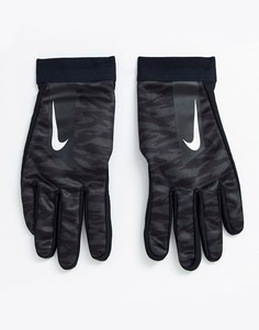 Черные перчатки с камуфляжным принтом Nike Football-Черный