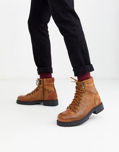 Светло-коричневые кожаные походные ботинки Kurt Geiger-Коричневый
