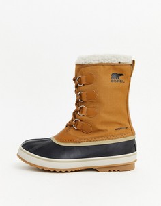 Нейлоновые зимние ботинки SOREL Pac-Коричневый