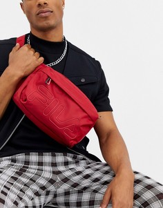 Красная сумка на пояс с логотипом Fila Daws-Красный