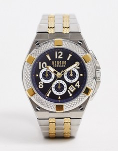 Часы с металлическим браслетом Versus Versace-Серебряный