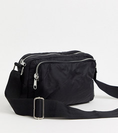Черная нейлоновая сумка через плечо Monki-Черный