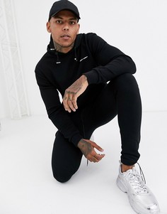 Худи с логотипом Night Addict-Черный