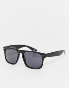 Квадратные солнцезащитные очки в черной оправе Jeepers Peepers-Черный