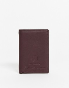 Кожаный кошелек с RFID-чипом Ben Sherman-Коричневый