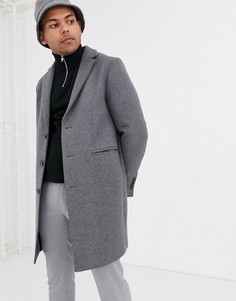 Светло-серое пальто от комплекта ASOS DESIGN-Серый