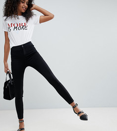 Супероблегающие джинсы с завышенной талией New Look India-Черный