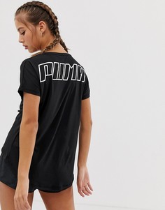 Черная сетчатая футболка Puma Training-Черный