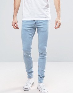 Голубые облегающие джинсы New Look-Синий