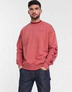 Розовый свитшот с логотипом Converse